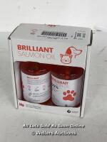 *BRILLIANT 100% SALMON OIL FOR PETS - 300ML / NEW & SEALED [2999]