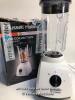 *RUSSELL HOBBS 24610 PLASTIC JUG BLENDER, 1.5 LITRE CAPACITY AND TWO SPEED SETTINGS, 400 W, WHITE / NO POWER [3001]