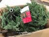 *7.5FT (2.2M) JUST CUT ASPIN FIR ARTIFICAL CHRISTMAS TREE PRE-LIT WITH 700 CLOUR CHOICE LIGHTS / APPEARS IN GOOD CONDITION BUT IS UNTESTED - 3