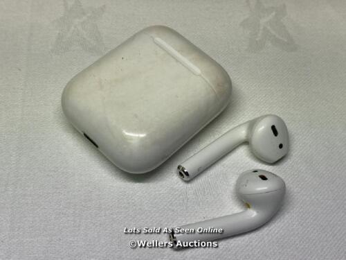*APPLE AIRPODS / A1602 / SERIAL: FXWCCGVELX2Y / BLUETOOTH CONNECTION TESTED