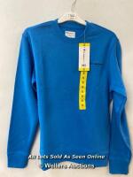 *GENTS NEW CHAMPION BLUE SWEATER - S