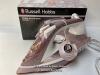 *RUSSELL HOBBS PEARL GLIDE STEAM IRON WITH PEARL INFUSED CERAMIC SOLEPLATE, 315 ML / APPEARS TO BE NEW - OPEN BOX [3006]