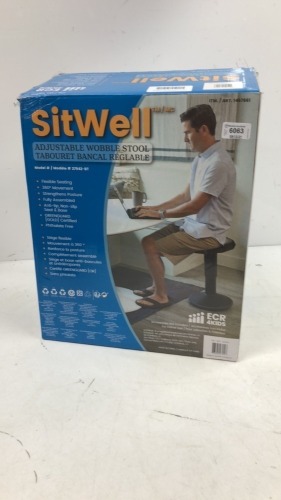 *SITWELL ADJUSTABLE STOOL / APPEARS NEW, OPEN BOX [3004]