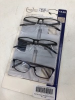 *FOSTER GRANT READING GLASSES MIX +2.50 [3007]