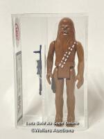 Star Wars vintage Chewbacca 3 3/4" figure, HK , 1977, UKG graded 85% figure 90 paint 85.