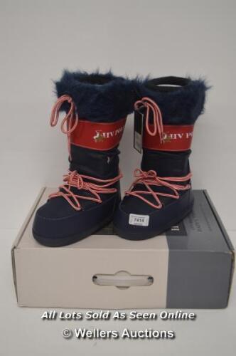 NEW - HV POLO NAVY MOONBOOTS SIZE EURO 37