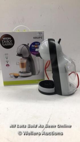*DOLCE GUSTO BY KRUPS MINI ME COFFEE MACHINE / MINIMAL SIGNS OF USE / POWERS UP - NOT FULLY TESTED FOR FUNCTIONALITY [3009]