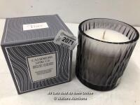 *TORC FRAGRANCE CANDLE IN TEXTURED GLASS JAR / NEW IN BOX [3009]