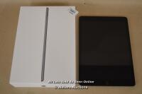 *APPLE IPAD 8TH GEN / 10.2 INCH / WIFI / 32GB / SPACE GREY / MYL92B/A / SERIAL NO: F9FFK5HSQ1GC / NOT POWERING UP / SOME SURFACE MARKS [2969]