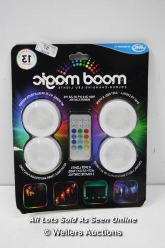 *JML MOOD MAGIC COLOUR CHANGING LED LIGHTS / APPEARS TO BE NEW - OPEN BOX