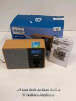 *PHILIPS TAR5505/10 FM/DAB+ BLUETOOTH RADIO / POWERS UP, NOT FULLY TESTED FOR FUNCTIONALITY [2971]