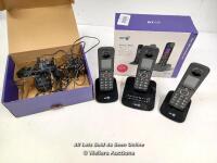 *BT TRIO PREMIUM PHONE WITH ANSWERING MACHINE / NOT TESTED [2971]