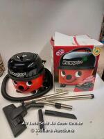 *HENRY MICRO HI-FLO VACUUM CLEANER / LITTLE IF ANY USE / APPEARS TO BE FUNCTIONAL [2971]