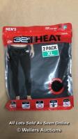 *GENTS NEW 32 DEGREES HEAT 2 PACK BASE LAYER PANTS - XL