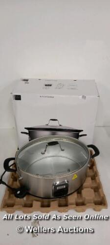 STAINLESS STEAL 6L SLOW COOKER MISSING CERAMIC BOWL