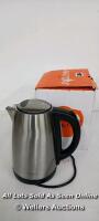 1.7LTR STAINLESS STEAL KETTLE/ NO POWERS /MINIMAL SIGNS OF USE