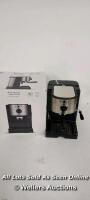 PUMP ESPRESSO COFFEE MACHINE/POWERS UP/SIGNS OF USE