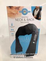 *WELLBEING SHIATSU NECK MASSAGER / POWERS UP/MINIMAL SIGNS OF USE