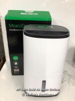 *MEACODRY ARETE® ONE 18L DEHUMIDIFIER & AIR PURIFIER, 70M² / POWERS UP MINIMAL SIGNS OF USE