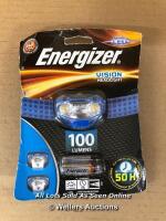 NEW ENERGIZER VISION HEADLIGHT WITH 3 AAA BATTERIES