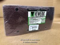 NEW VERWERK 100 SANDING SHEETS MIXED GRIT (10 PACKS OF 10)